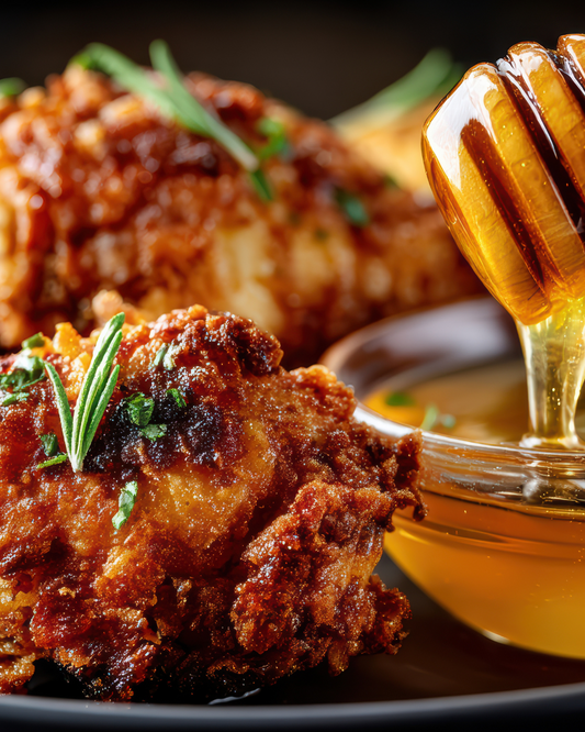 Baked Crunchy Hot Honey Chicken