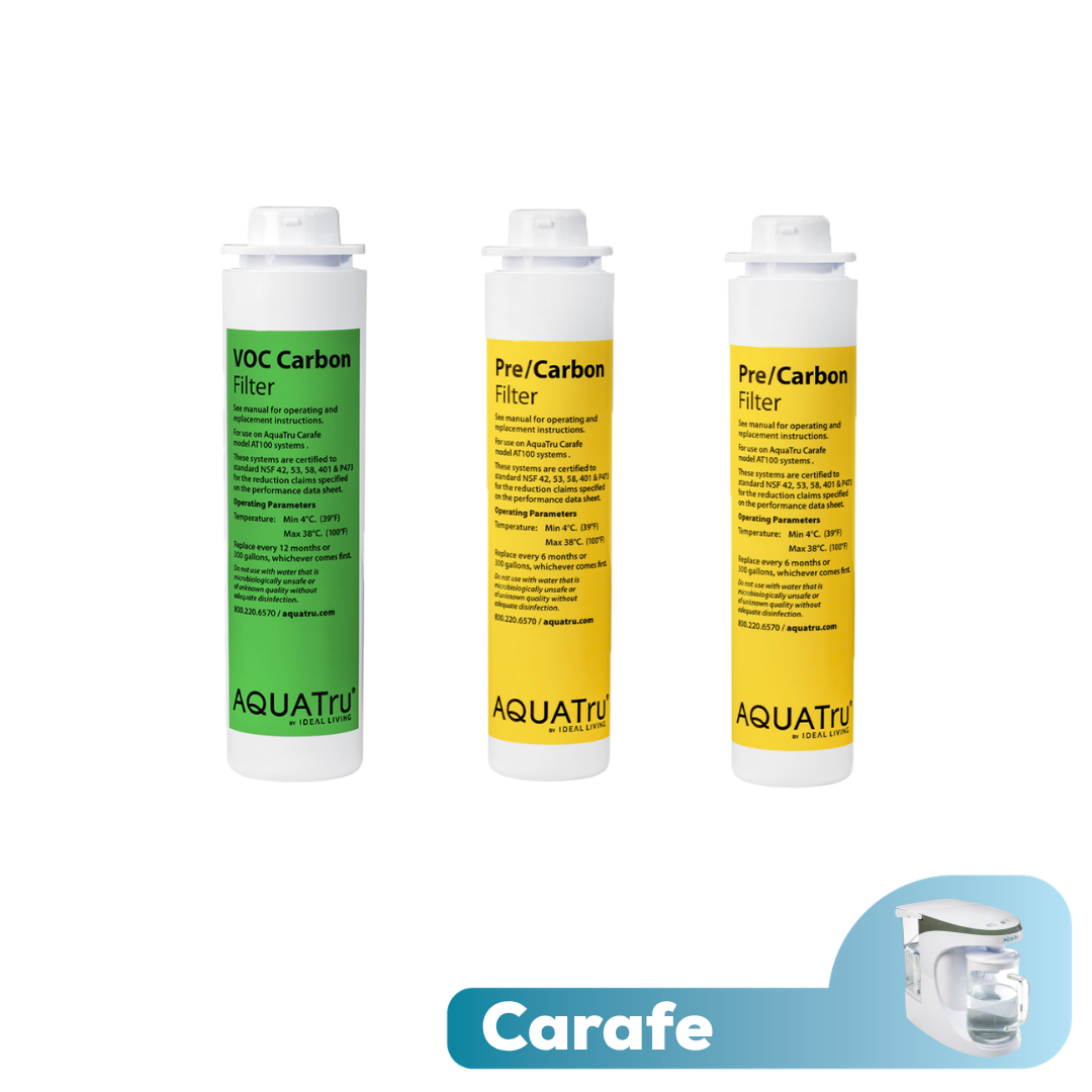 AquaTru Carafe - Paquete de filtros de 1 año
