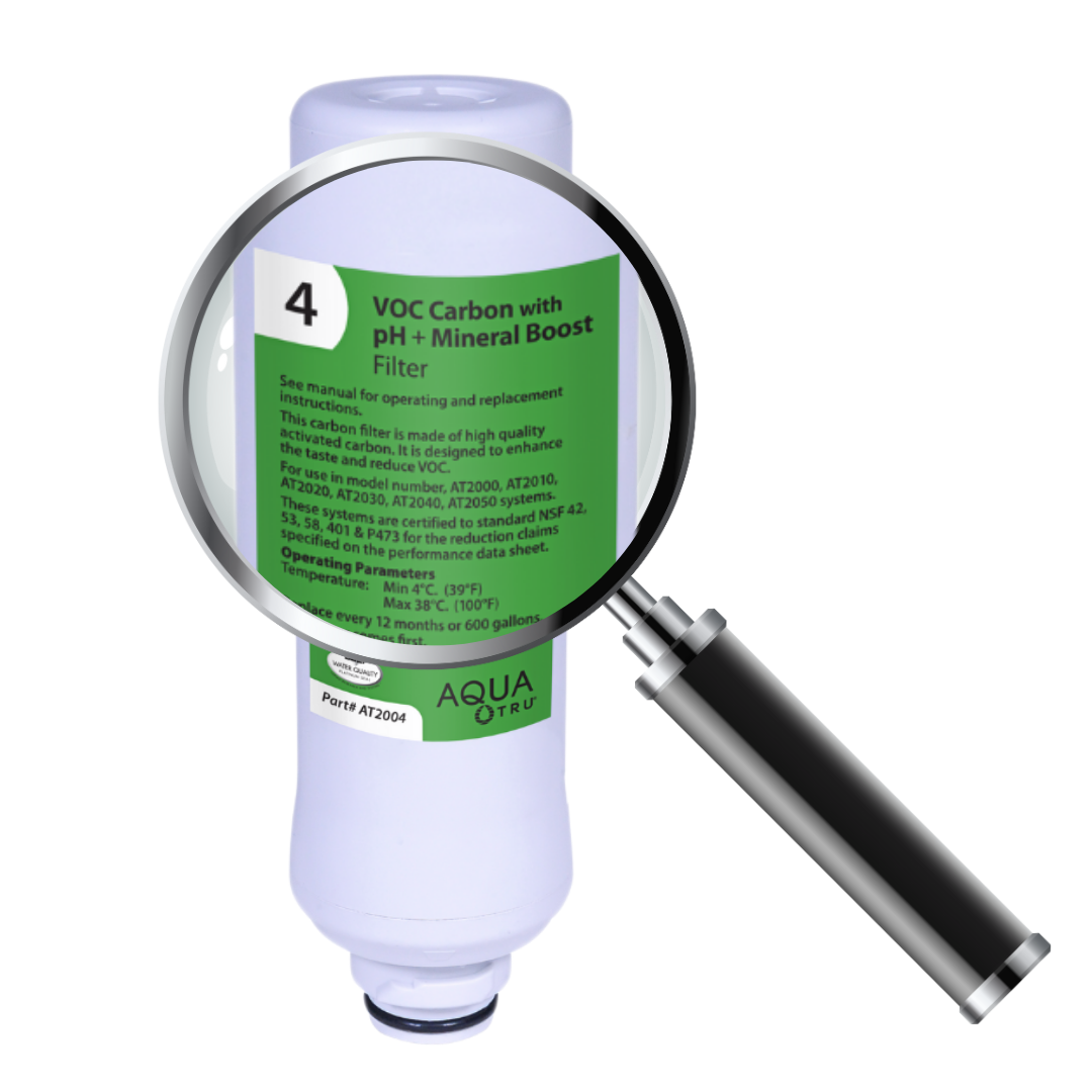 AquaTru Classic - Pack de filtres alcalins 2 ans