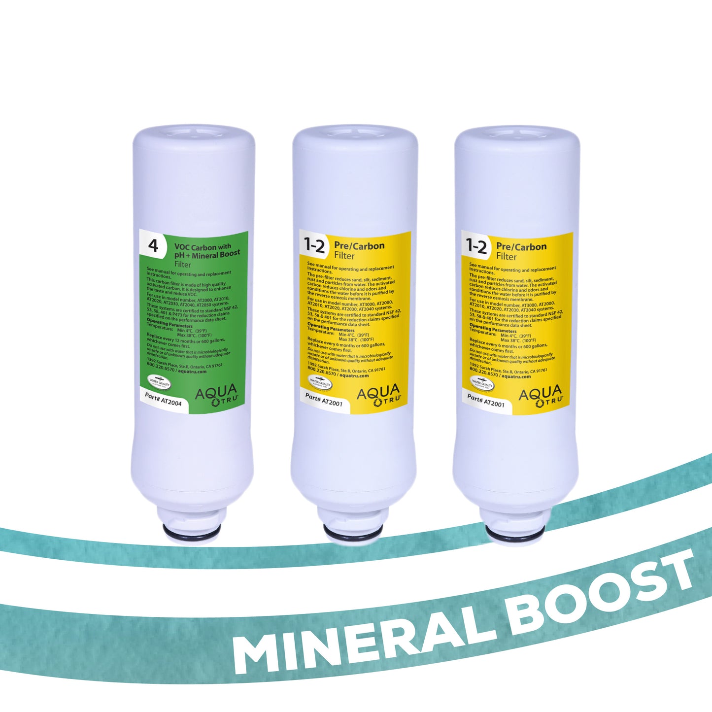 AquaTru Classic – Alkali 1-Jahres-Filterpaket
