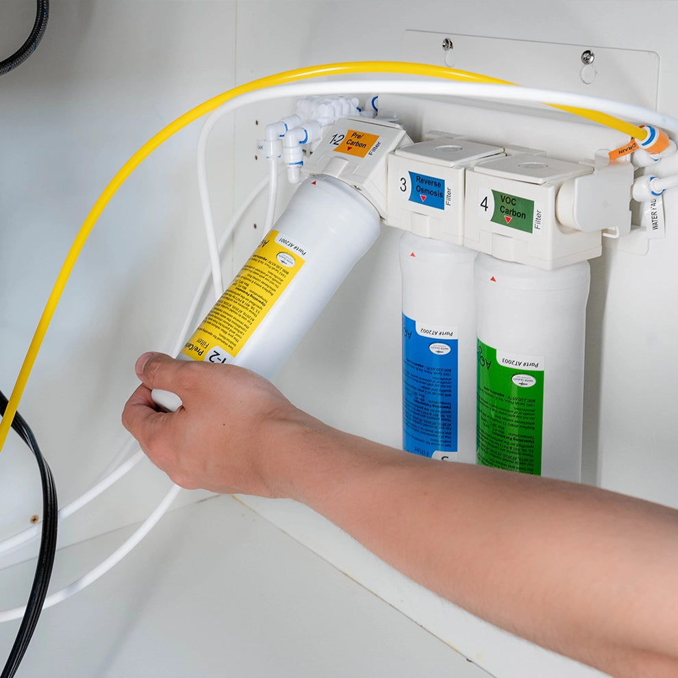 AquaTru Under Sink - Conjunto completo con filtro alcalino - Venta para Socios