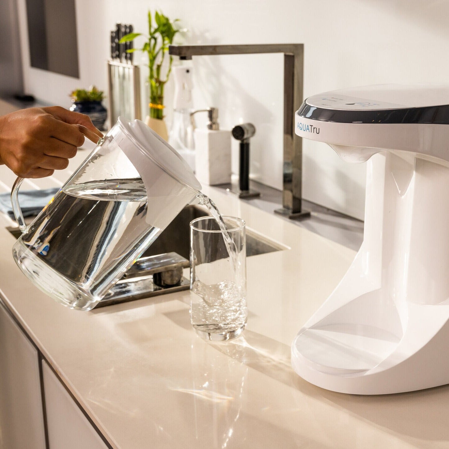 AquaTru Carafe - Ensemble Complet