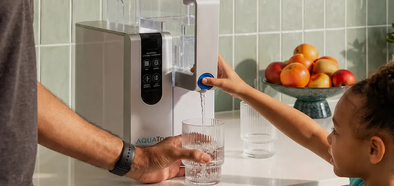 AquaTru Classic on a kitchen counter