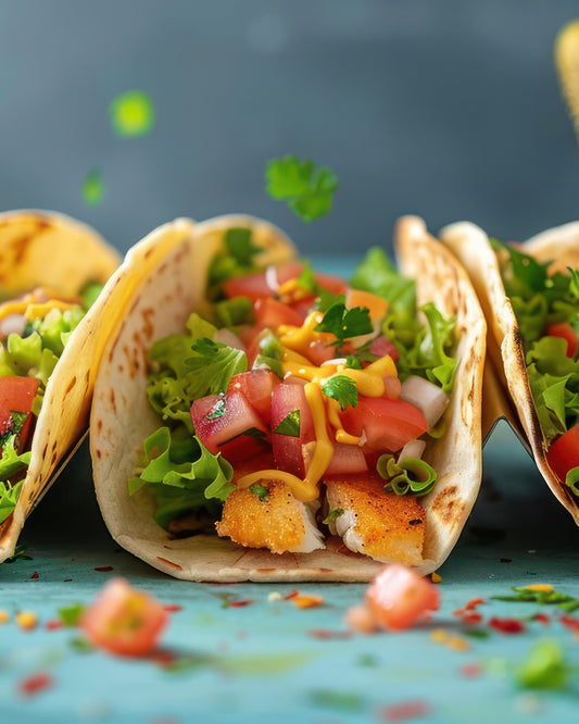 Soft Chicken‑Mango Tacos with Homemade Tortillas