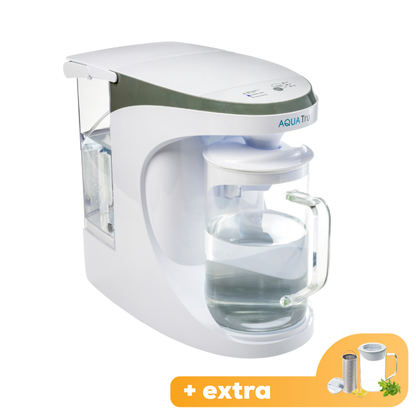 AquaTru Carafe – Komplettset + zusätzliche Infuser-Karaffe