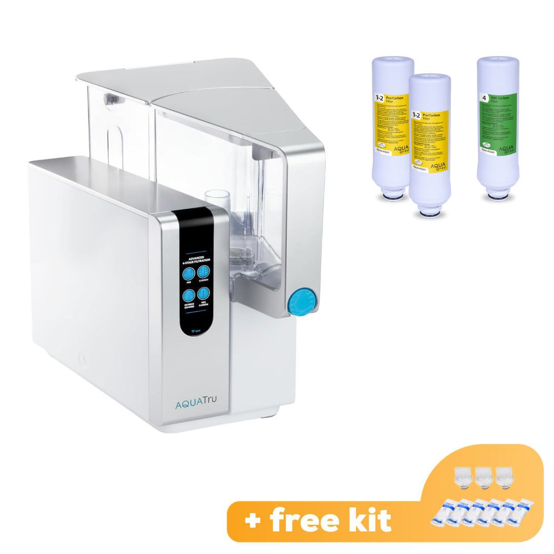 AquaTru Classic - Unit + 1 year Filter Pack + FREE Descaling Kit!
