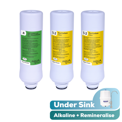 AquaTru Under Sink - Alkaline 1 year Filter Pack