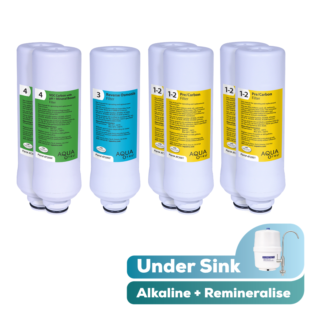 AquaTru Under Sink – Alkali 2-Jahres-Filterpaket