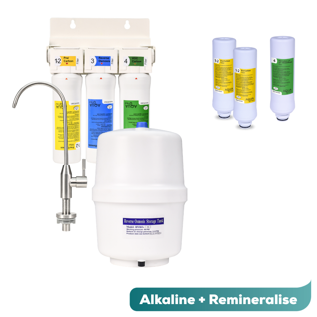 AquaTru Under Sink - Alkaline Unit + 1-jarig filterpakket 