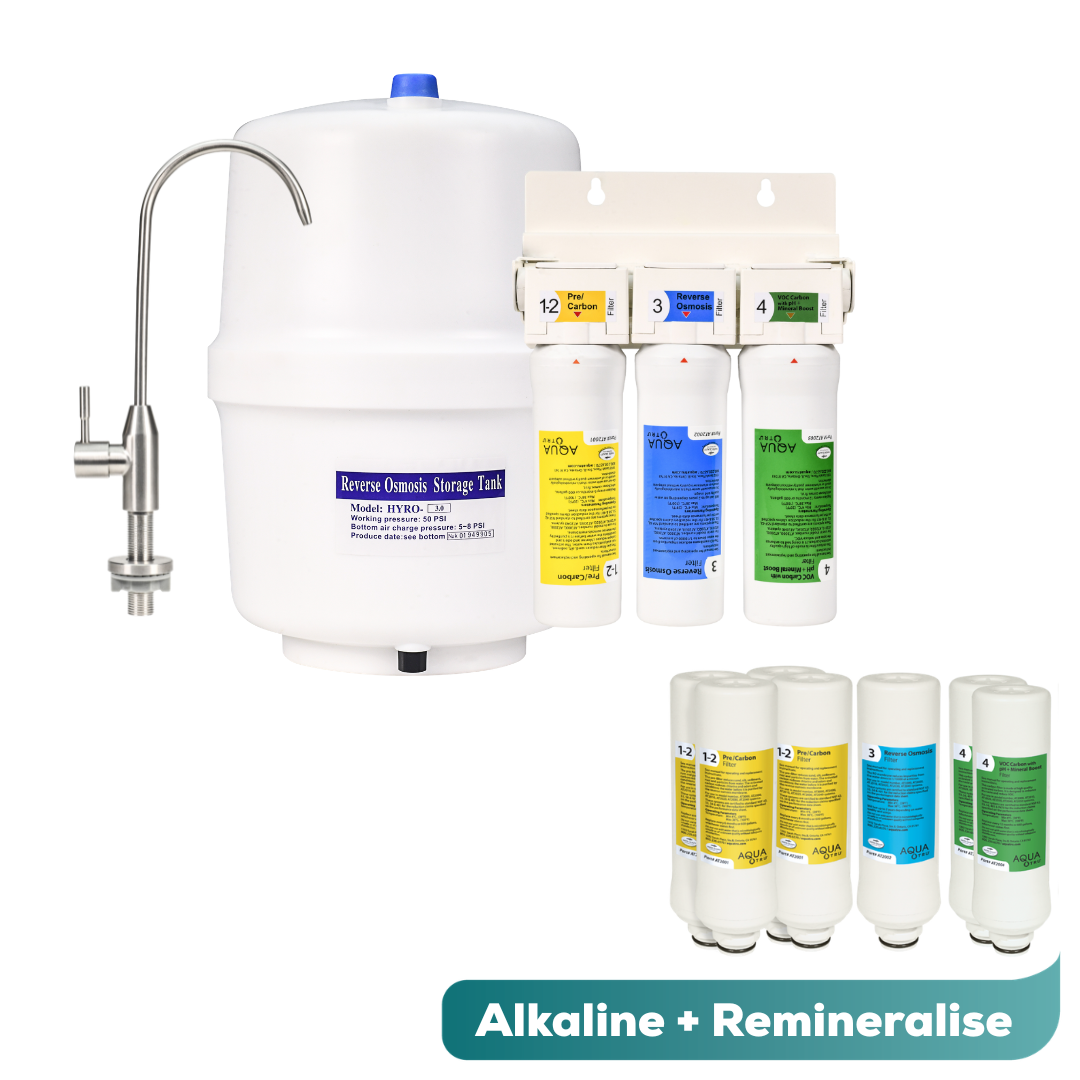 AquaTru Under Sink - Unidade Alkaline + pacote de filtros de 2 anos 