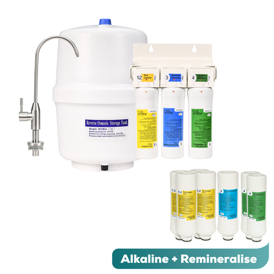 AquaTru Under Sink - Alkaline Gerät + 2-Jahres-Filterpack