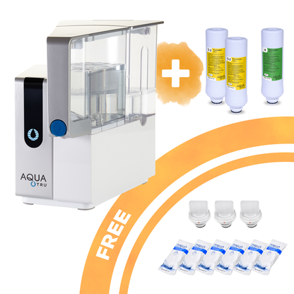 AquaTru Classic - Unité + Pack Filtre 1 an + Kit de Détartrage GRATUIT !