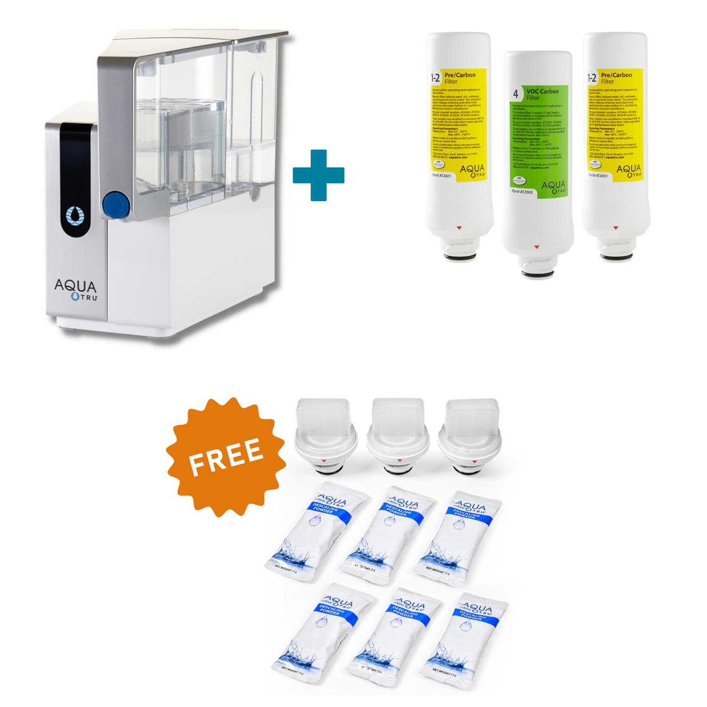 AquaTru Classic Waterfilter + 1 jaar Filterpakket + GRATIS ontkalkingsset